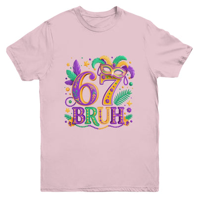 67 Mardi Gras Six Seven Meme Carnival Festive Boys Kids Youth Shirt | teecentury