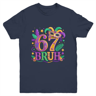 67 Mardi Gras Six Seven Meme Carnival Festive Boys Kids Youth Shirt | teecentury