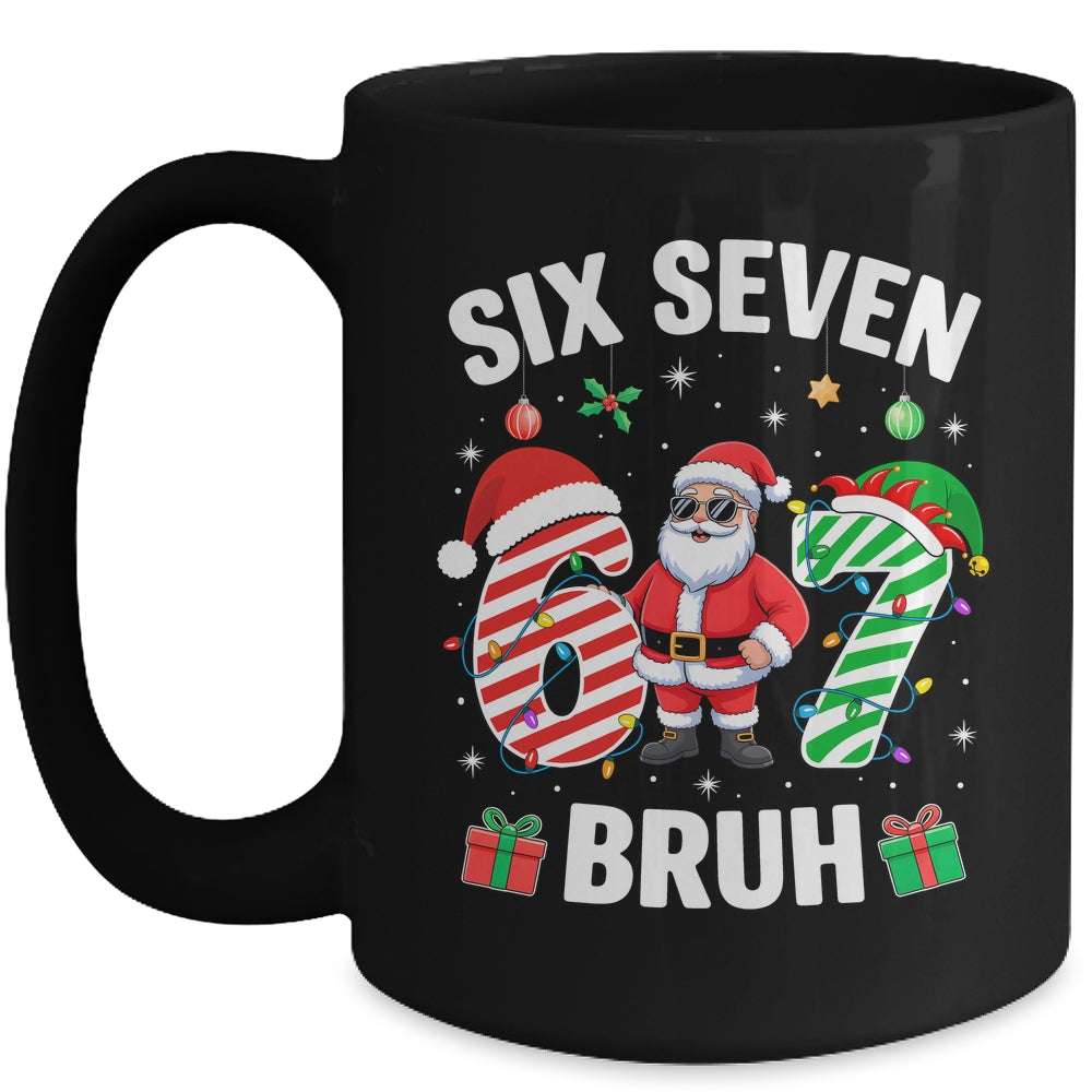 67 Six Seven BRUH Christmas 6 7 Meme Boy Girl Gen Alpha Mug | teecentury