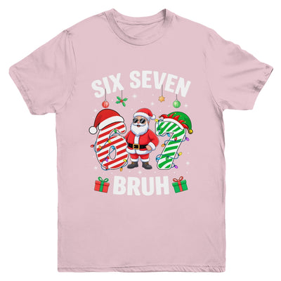 67 Six Seven BRUH Christmas 6 7 Meme Boy Girl Gen Alpha Youth Shirt | teecentury