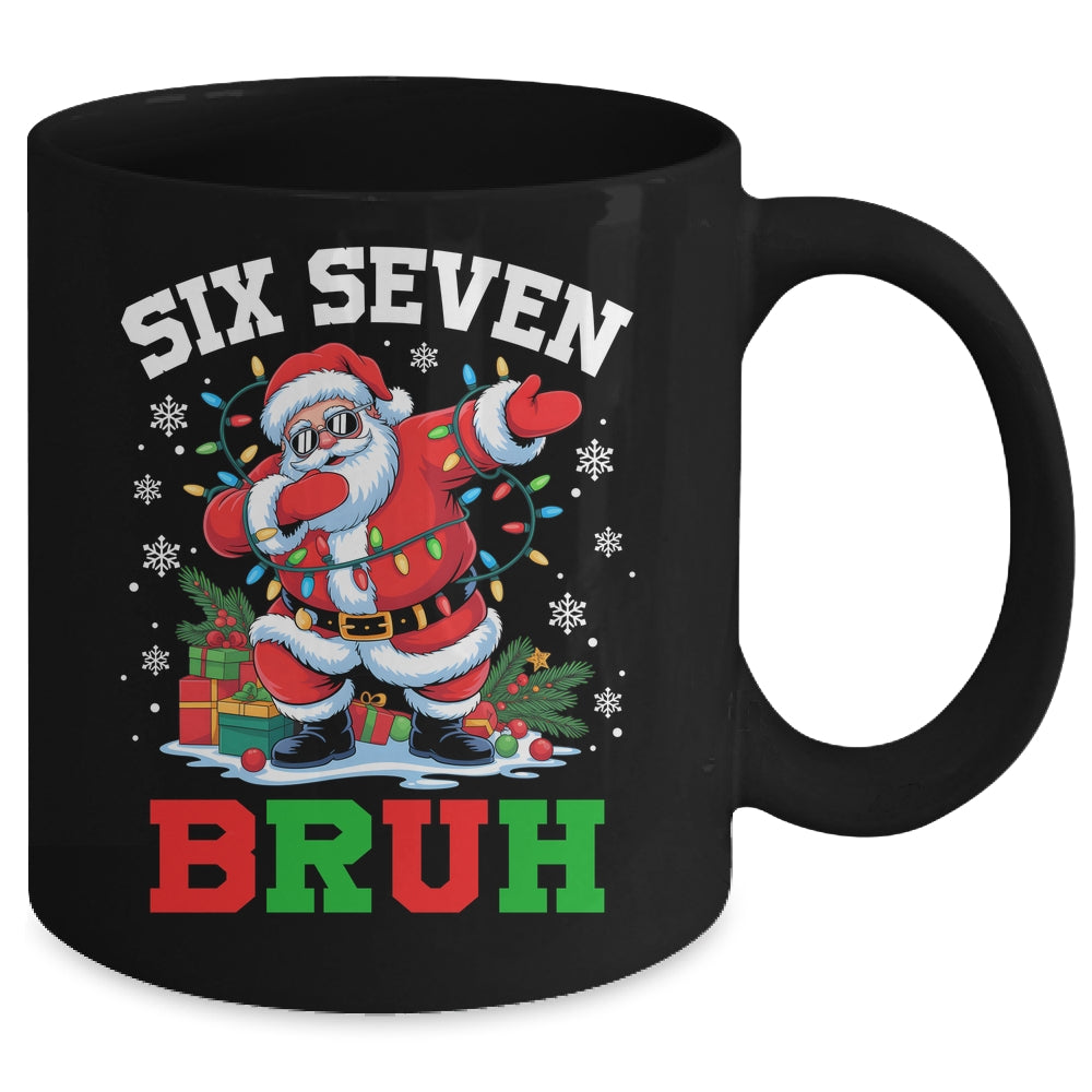 67 Six Seven BRUH Funny Christmas 6 7 Meme Men Women Mug | teecentury