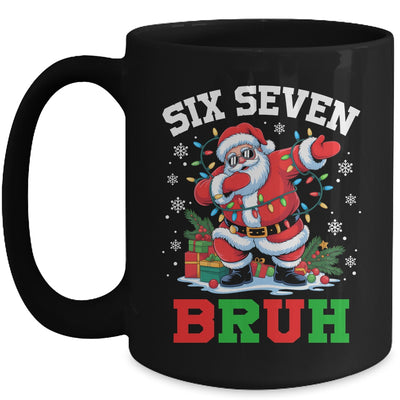 67 Six Seven BRUH Funny Christmas 6 7 Meme Men Women Mug | teecentury