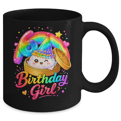 6Th Birthday Girl Dumpling Kawaii Pastel Anime 6 Years Old Mug | teecentury