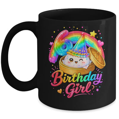 6Th Birthday Girl Dumpling Kawaii Pastel Anime 6 Years Old Mug | teecentury