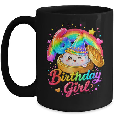 6Th Birthday Girl Dumpling Kawaii Pastel Anime 6 Years Old Mug | teecentury