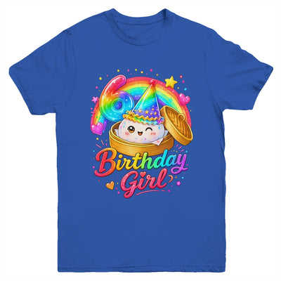 6Th Birthday Girl Dumpling Kawaii Pastel Anime 6 Years Old Youth Shirt | teecentury
