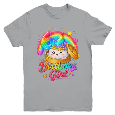 6Th Birthday Girl Dumpling Kawaii Pastel Anime 6 Years Old Youth Shirt | teecentury