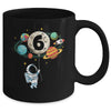 6 Years Old Birthday Boy Astronaut Space 6th Birthday Mug | teecentury