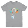 6 Years Old Birthday Boy Astronaut Space 6th Birthday Youth Shirt | teecentury
