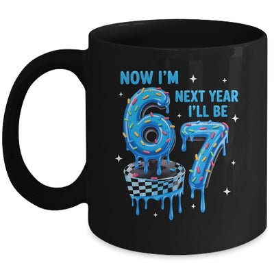 6th Birthday Boy Checkered Drip Im 6 Year Old Next Be 7 Mug | teecentury