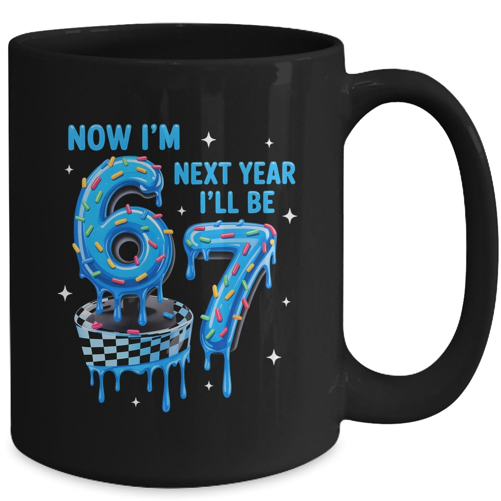 6th Birthday Boy Checkered Drip Im 6 Year Old Next Be 7 Mug | teecentury