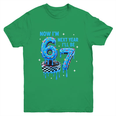 6th Birthday Boy Checkered Drip Im 6 Year Old Next Be 7 Youth Shirt | teecentury