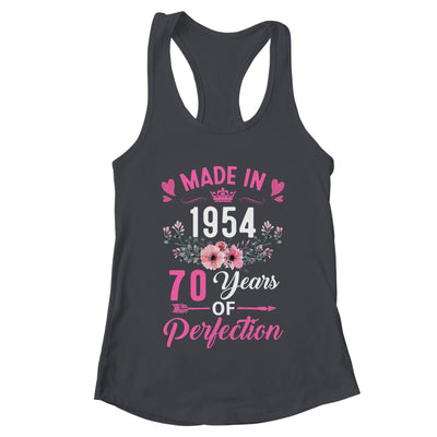 70 Birthday Decorations Women Female 70th 1954 Birthday Shirt & Tank Top | teecentury