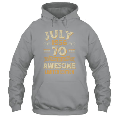 70 Years Awesome Vintage July 1956 70th Birthday Shirt & Hoodie | teecentury
