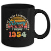 70 Years Old Awesome Since February 1954 70th Birthday Groovy Mug | teecentury