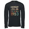 70 Years Old Legendary Since November 1953 70th Birthday Shirt & Hoodie | teecentury