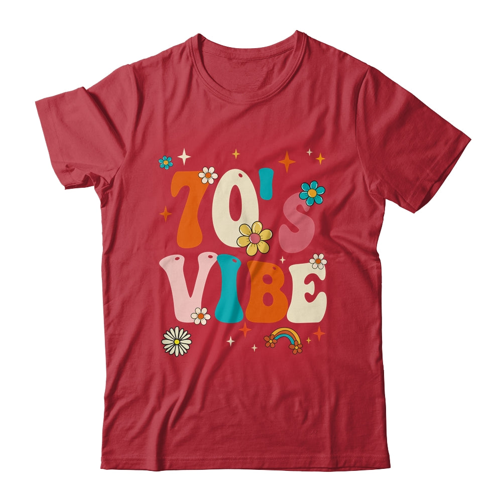 70's Vibe Costume 70s Party Outfit Groovy Hippie Peace Retro Shirt & Tank Top | teecentury