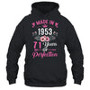 71 Birthday Decorations Women Female 71st 1953 Birthday Shirt & Tank Top | teecentury