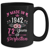 72 Birthday Decorations Women Female 72nd 1952 Birthday Mug | teecentury
