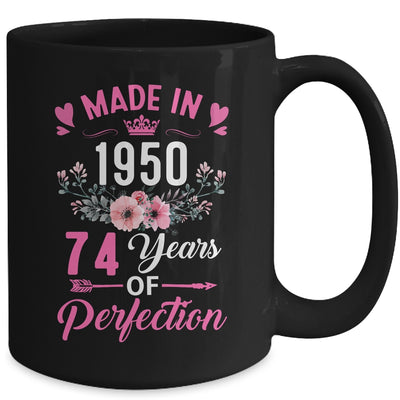 74 Birthday Decorations Women Female 74th 1950 Birthday Mug | teecentury