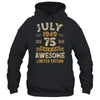 75 Years Awesome Vintage July 1949 75th Birthday Shirt & Hoodie | teecentury