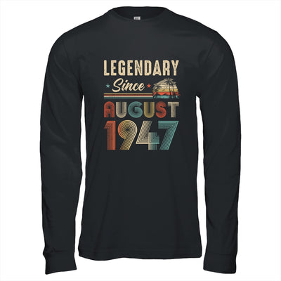 75 Years Old Legendary Since August 1948 75th Birthday Shirt & Hoodie | teecentury