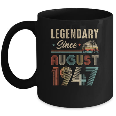 75 Years Old Legendary Since August 1948 75th Birthday Mug | teecentury