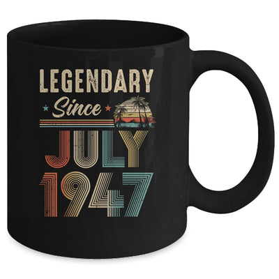 75 Years Old Legendary Since July 1948 75th Birthday Mug | teecentury