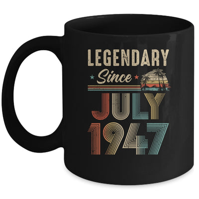 75 Years Old Legendary Since July 1948 75th Birthday Mug | teecentury