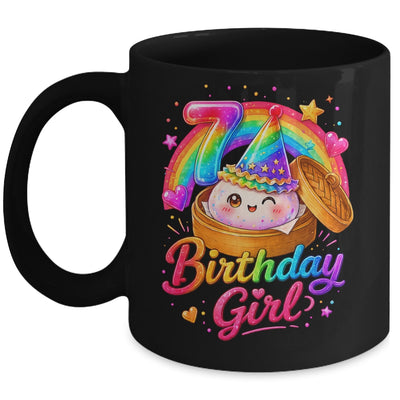 7Th Birthday Girl Dumpling Kawaii Pastel Anime 7 Years Old Mug | teecentury