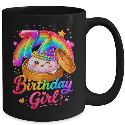 7Th Birthday Girl Dumpling Kawaii Pastel Anime 7 Years Old Mug | teecentury