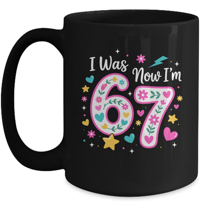 7 Year Old Birthday Girl I Was 6 Now I'm 7 Funny 67 Meme Mug | teecentury