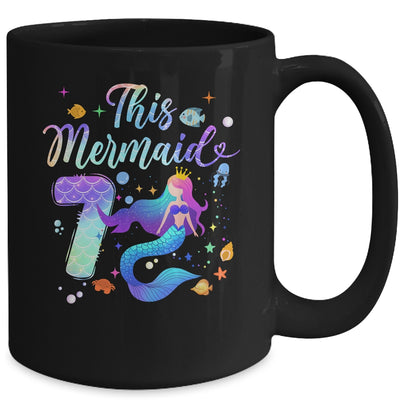 7 Year Old This Mermaid Is 7th Birthday Girl Daughter Party Mug | teecentury