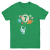 7 Years Old Birthday Boy Astronaut Space 7th Birthday Youth Shirt | teecentury