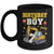 7th Birthday Boy 7 Years Old Excavator Three Decorations Mug | teecentury
