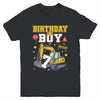 7th Birthday Boy 7 Years Old Excavator Three Decorations Youth Shirt | teecentury