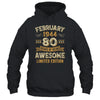 80 Years Awesome Vintage February 1944 80th Birthday Shirt & Hoodie | teecentury