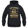 80 Years Awesome Vintage September 1944 80th Birthday Shirt & Hoodie | teecentury