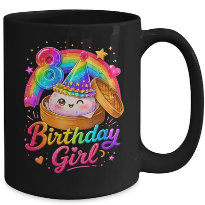 8Th Birthday Girl Dumpling Kawaii Pastel Anime 8 Years Old Mug | teecentury
