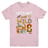 8 Year Old Zoo Birthday Safari Jungle Animal 8th Bday Youth Shirt | teecentury