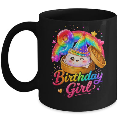 9Th Birthday Girl Dumpling Kawaii Pastel Anime 9 Years Old Mug | teecentury
