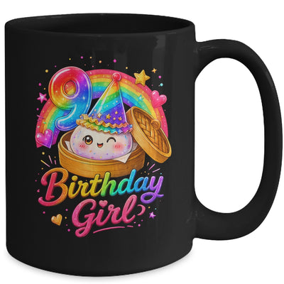 9Th Birthday Girl Dumpling Kawaii Pastel Anime 9 Years Old Mug | teecentury