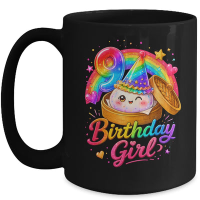 9Th Birthday Girl Dumpling Kawaii Pastel Anime 9 Years Old Mug | teecentury
