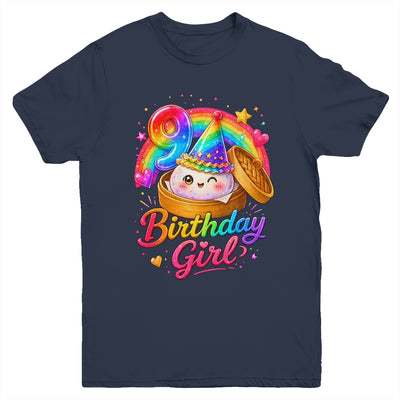 9Th Birthday Girl Dumpling Kawaii Pastel Anime 9 Years Old Youth Shirt | teecentury