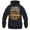 A Pig A Chicken And A Cow Grilling BBQ Lover Barbecue Shirt & Hoodie | teecentury