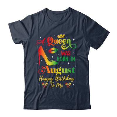 A Queen Was Born In August Jamaica Birthday Girl Party Shirt & Tank Top | teecentury