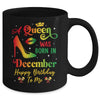 A Queen Was Born In December Jamaica Birthday Girl Party Mug | teecentury