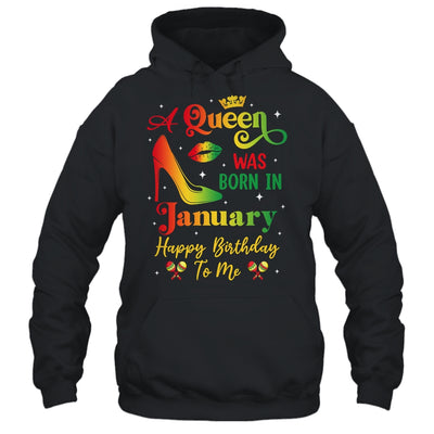 A Queen Was Born In January Jamaica Birthday Girl Party Shirt & Tank Top | teecentury