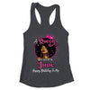 A Queen Was Born In June Black Girl Birthday Afro Women Shirt & Tank Top | teecentury