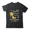 A Queen Was Born In October High Heels Happy Birthday To Me Shirt & Tank Top | teecentury